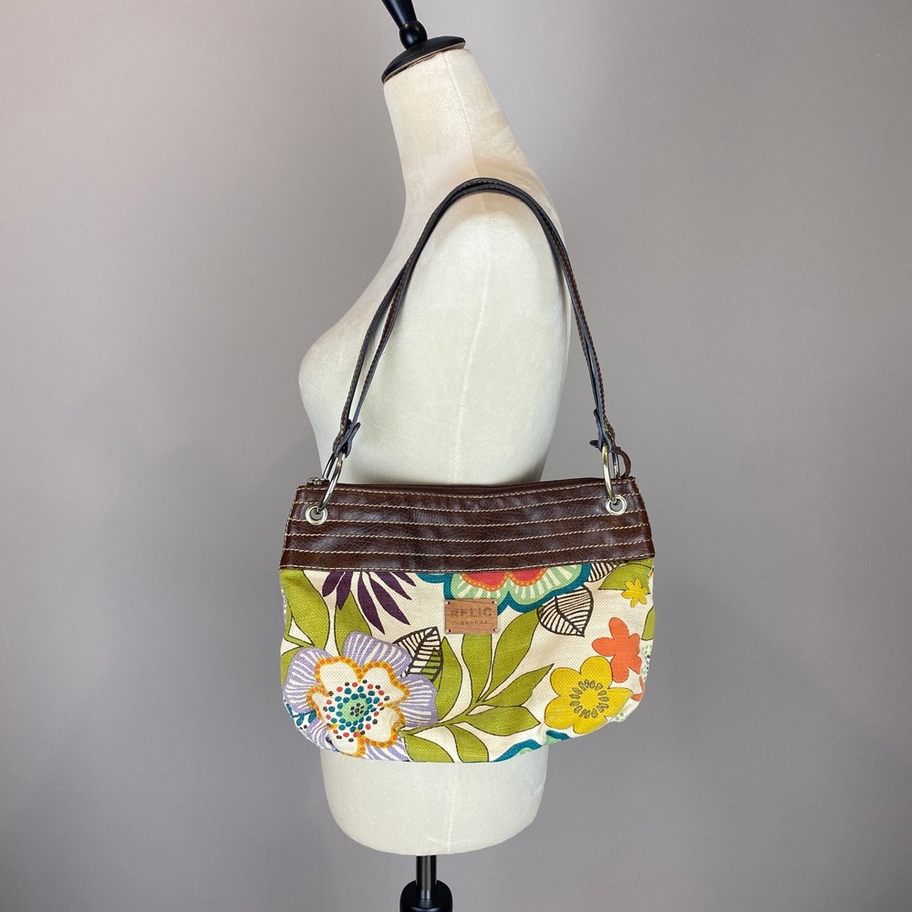 Relic‎ Earthtones Floral Fabric Purse